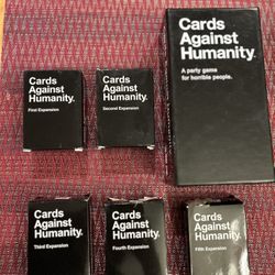 Cards Against Humanity + First Five Expansions
