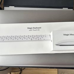 Magic Keyboard with Touch ID & Magic Mouse 