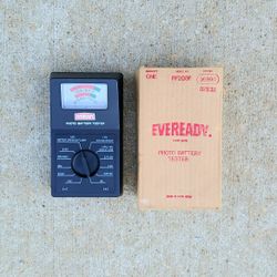 Vintage Eveready Photo Battery Tester 