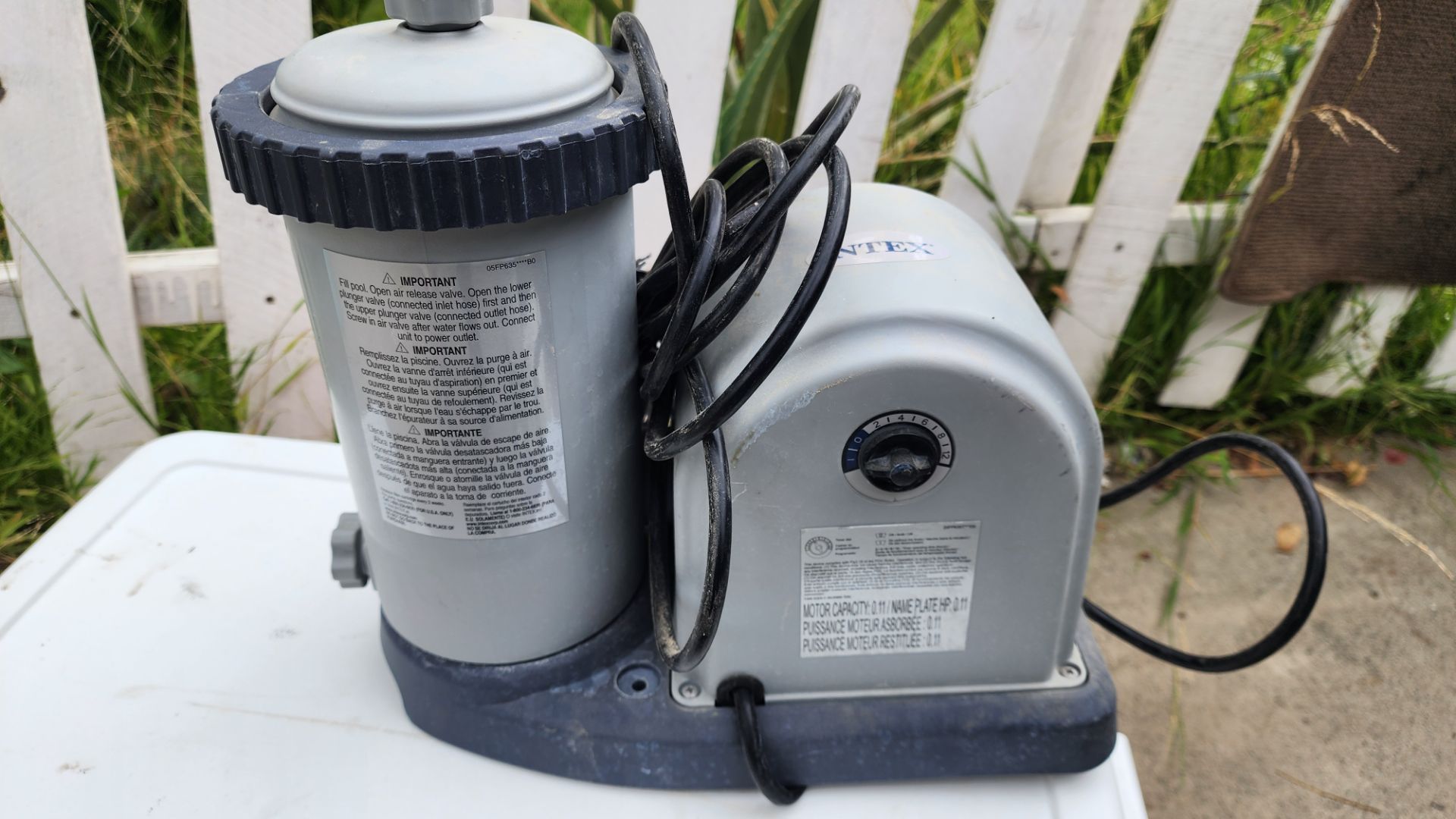 Krystal Clear above ground pool water pump