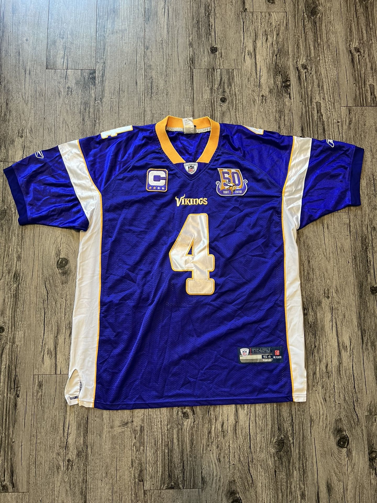 Reebok Minnesota Vikings Brett Favre #4 NFL Jersey