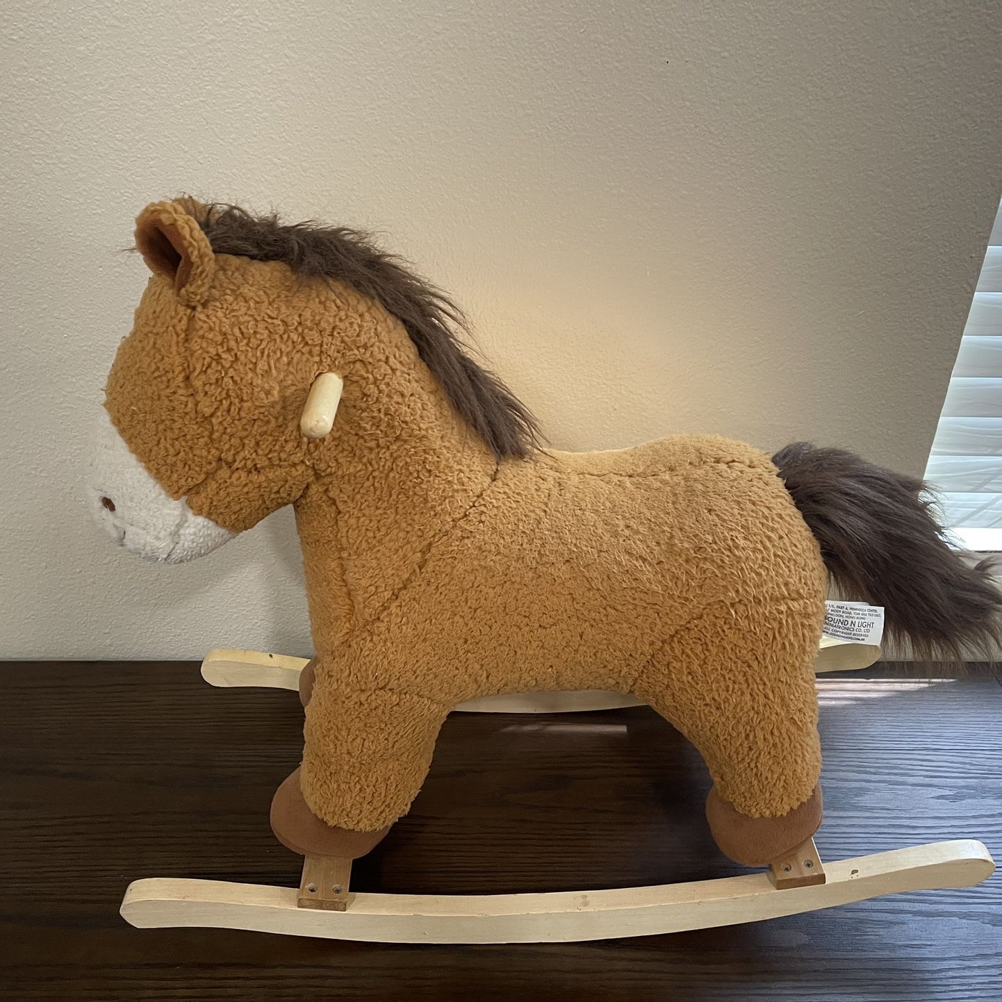 Sound and light animatronics horse hot sale
