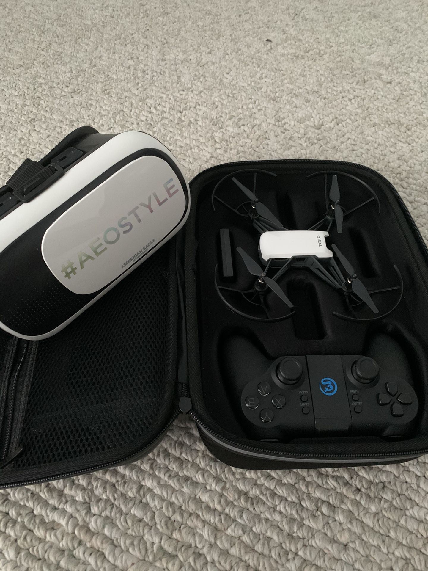 DJI Tello Drone - VR + Controller + Carrying Case