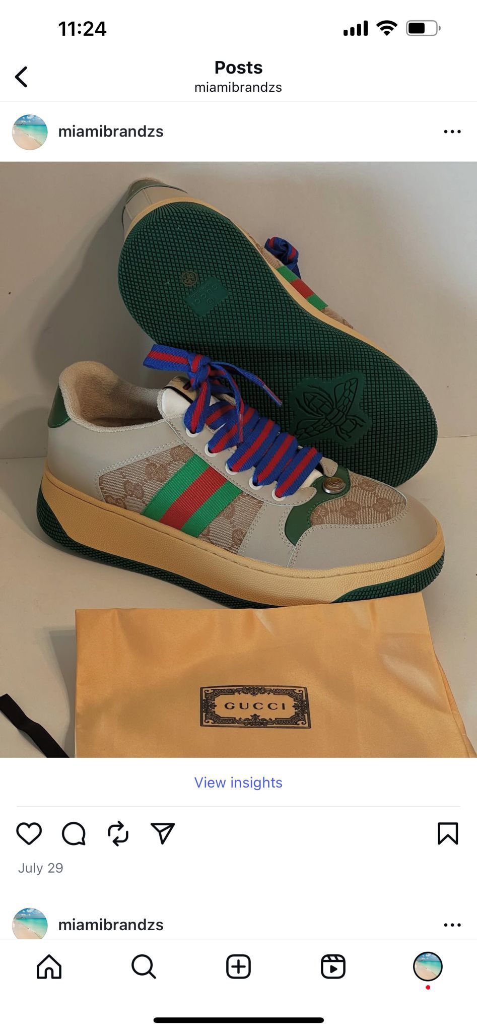 Gucci Men Sneaker 