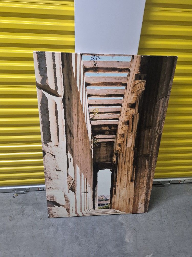 Ancient Structure Canvas Art