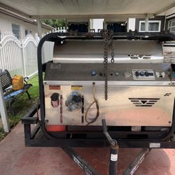 Pressure Cleaning Trailer Hot Water 