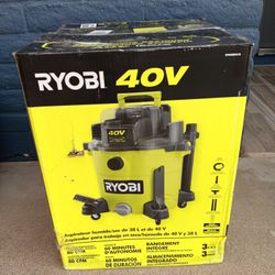 VACUUM RYOBI 40V TOOL ONLY 