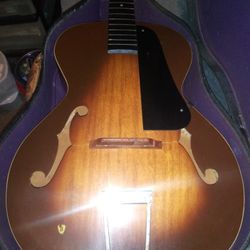 Vintage 50s Archtop Acoustic Guitar