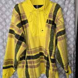 Adidas Stella McCartney Fleece Jacket Half Zip Padded Jacket BRAND NEW With Tags