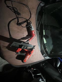 Milwaukee Fuel Cordless Nailer and Corded Drill