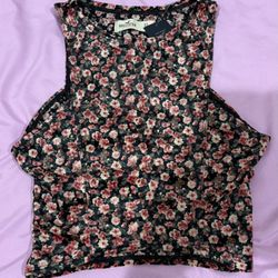 Hollister Velvety Sleeveless Top XS New