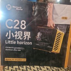 Case Desktop Compact with Handle - MATX case,Specially Designed for Longer GPUs, Supporting 240 AIO