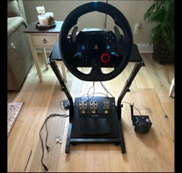 Logitech Playstation G29 Racing Wheel Stand with Pedals and Shifter