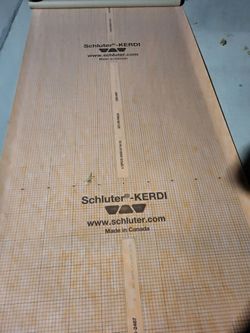 Schluter kerdi 25 sq fts