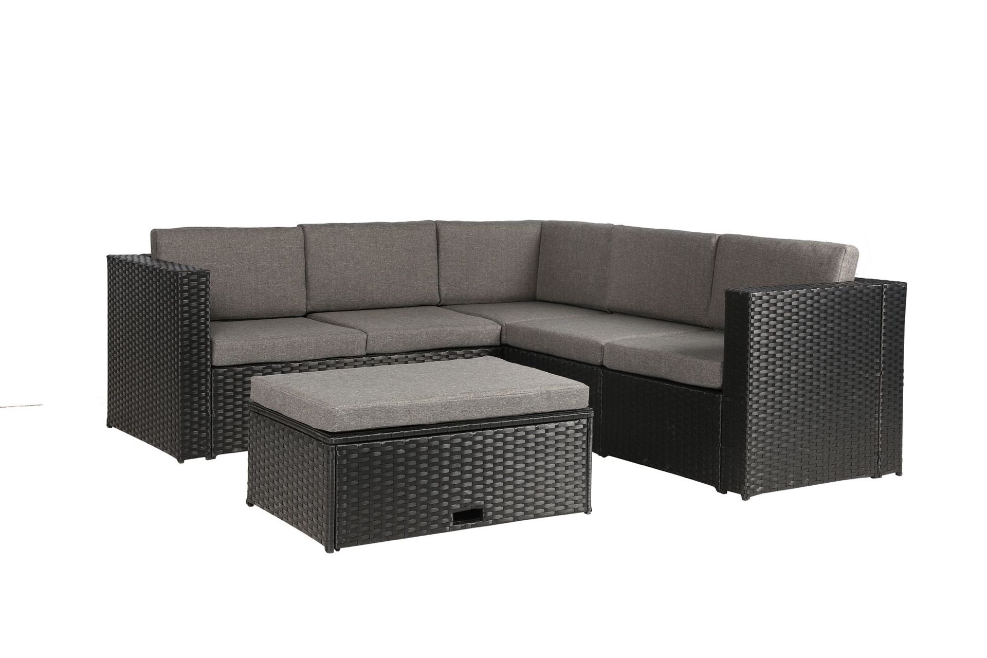 Black Available K35 Black Wicker Patio Furniture With Coffee Table Available For Pick Up Only In San Bernardino Warehouse Cash Only 
