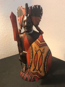 African Wooden Statue