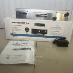 Vollara LaundryPure 2.0 Active Oxygen No Detergent Cold Water Laundry Device . Box does have folds, creases and folds.  