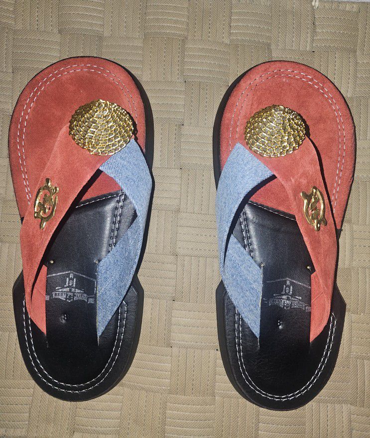 Brand New Handmade Leather Slippers