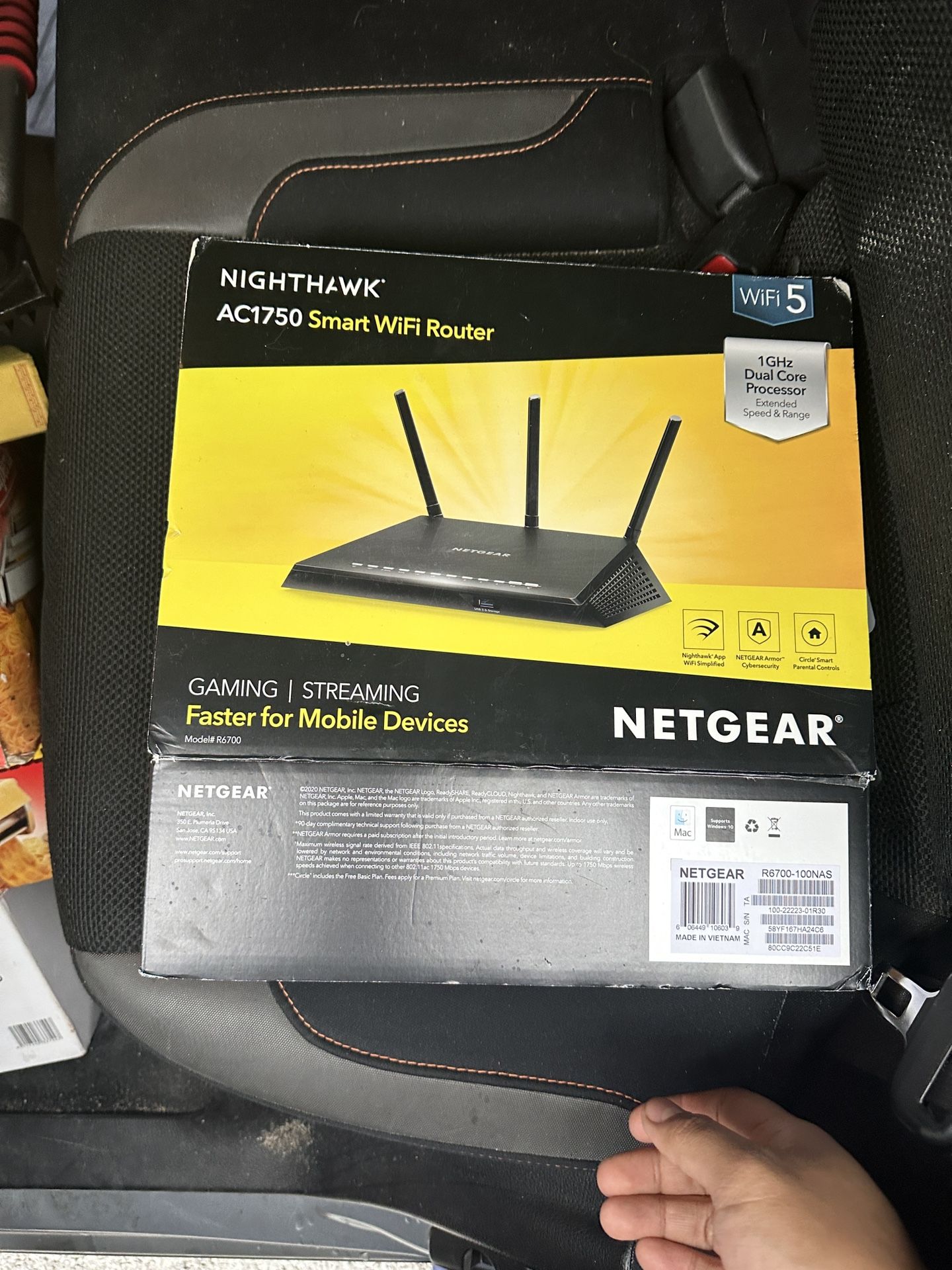 Netgear Nighthawk AC1750 Smart WiFi Router