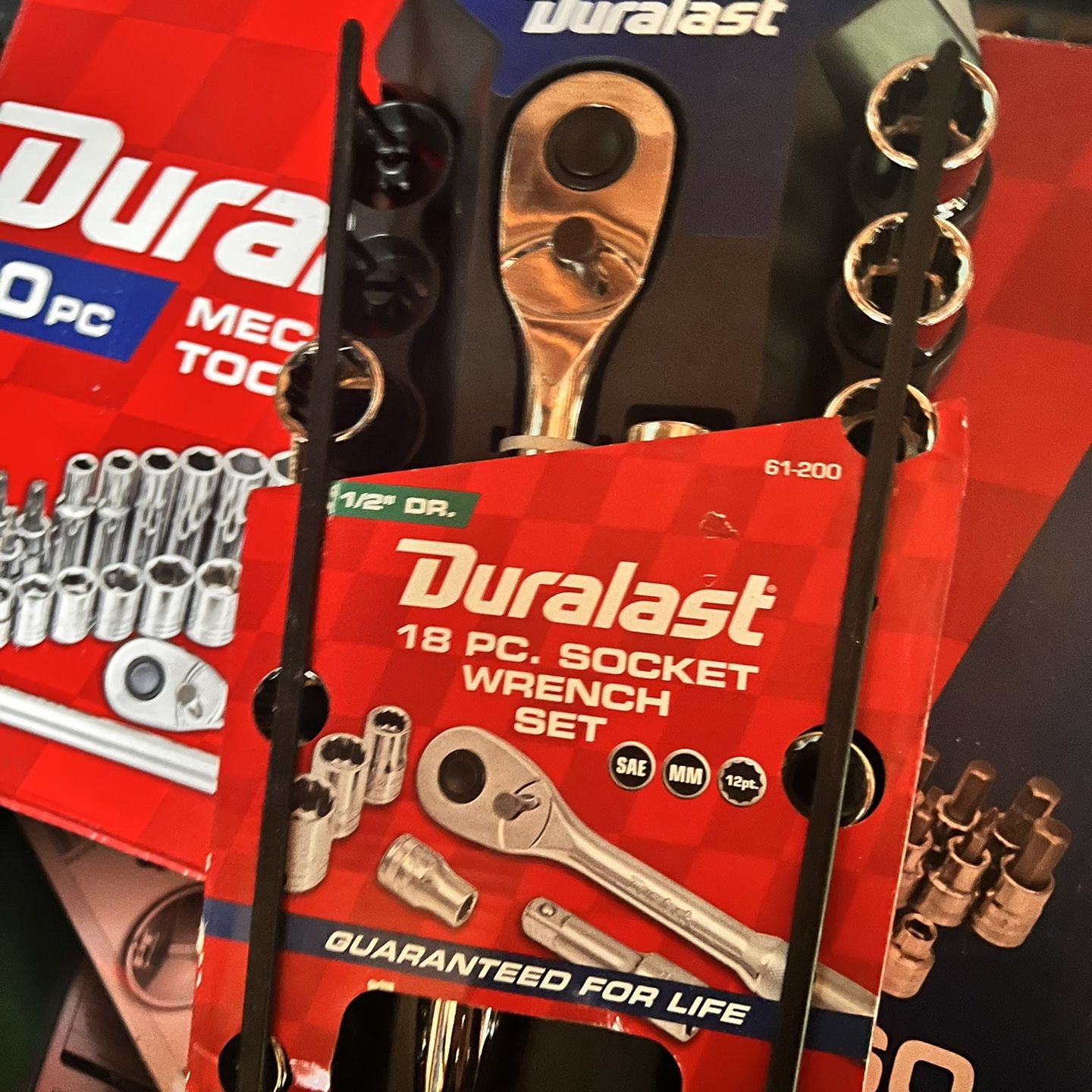 Duralast 18 pc socket wrench set deals