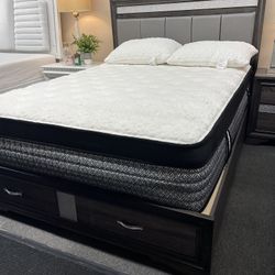 Brand New Contemporary Queen Bed Set
