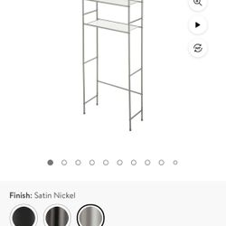 Silver Shelf (Over Toilet)