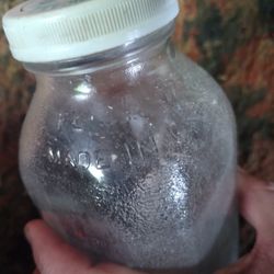 Old Orange Juice Glass Bottle