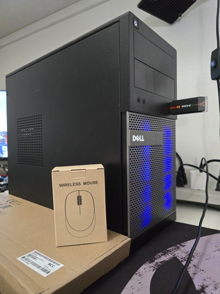 gaming pc desktop computer intel i5, gtx 750 ti, 16 gb ram, ssd, hdd, wifi led bundle