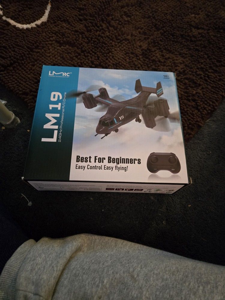 brand new drone taken out for pictures