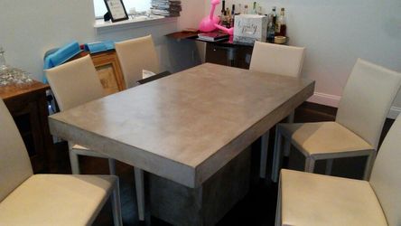 Fuze grey dining table by CB2 for Sale in Boston MA OfferUp