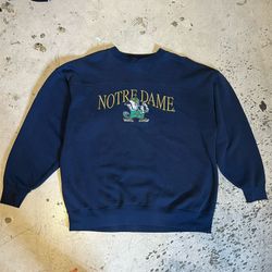 Vintage Norte Dame Crewneck Xl