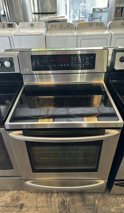 LG Electric Stove Stainless Steel - Knob Controls, Self Clean