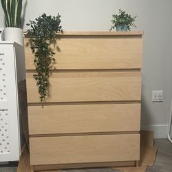 Dresser Or Chest - ikea Malm With 4 Drawers