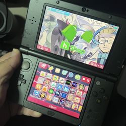 Loaded Nintendo "New" 3DS XL W/ Hshop + 128gb Sd Card