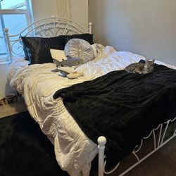 Queen Bed With New Mattress