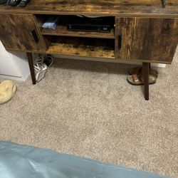 Mid Century Style TV stand with Storage