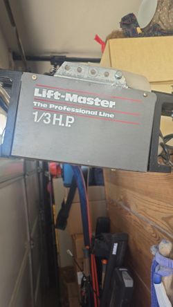 Lift master 1/3 hp garage door opener