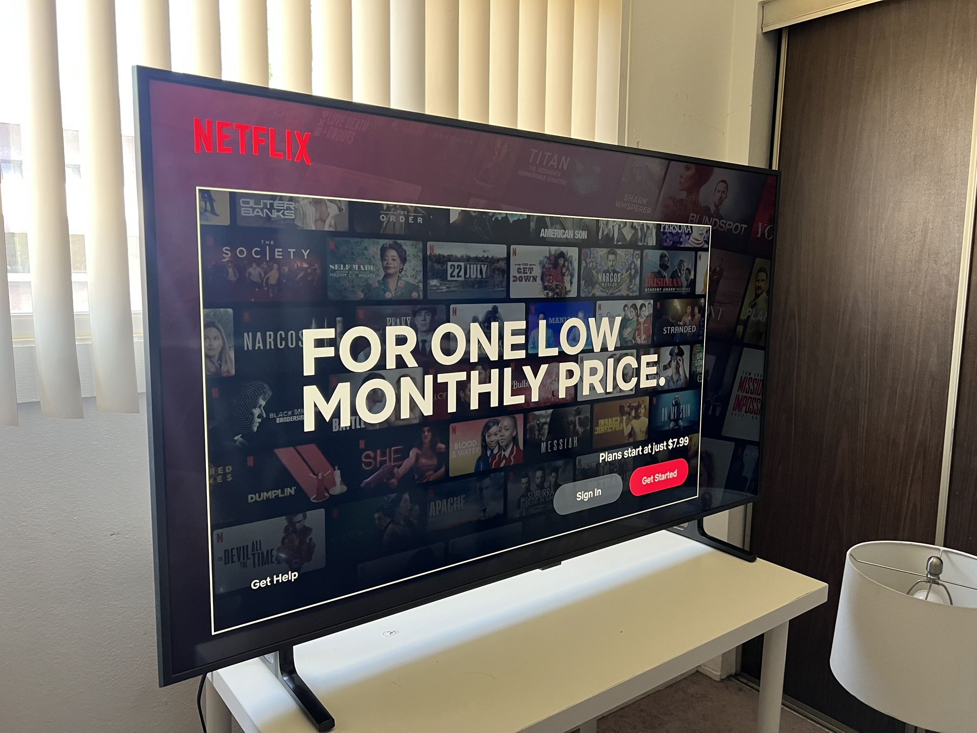 4K SAMSUNG 55” Smart UHD TV