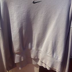 Lavender Nike Cropped Sweatshirt 