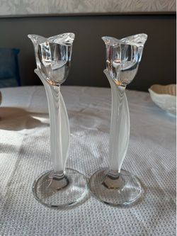 Mikasa taper candlesticks