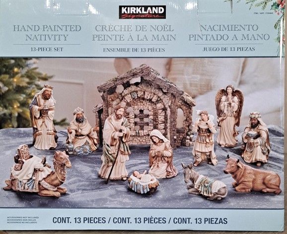 The Kirkland Signature Hand-Painted Nativity Set