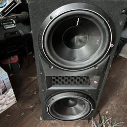 2 12s Rockfordfosgate P3 Subs 