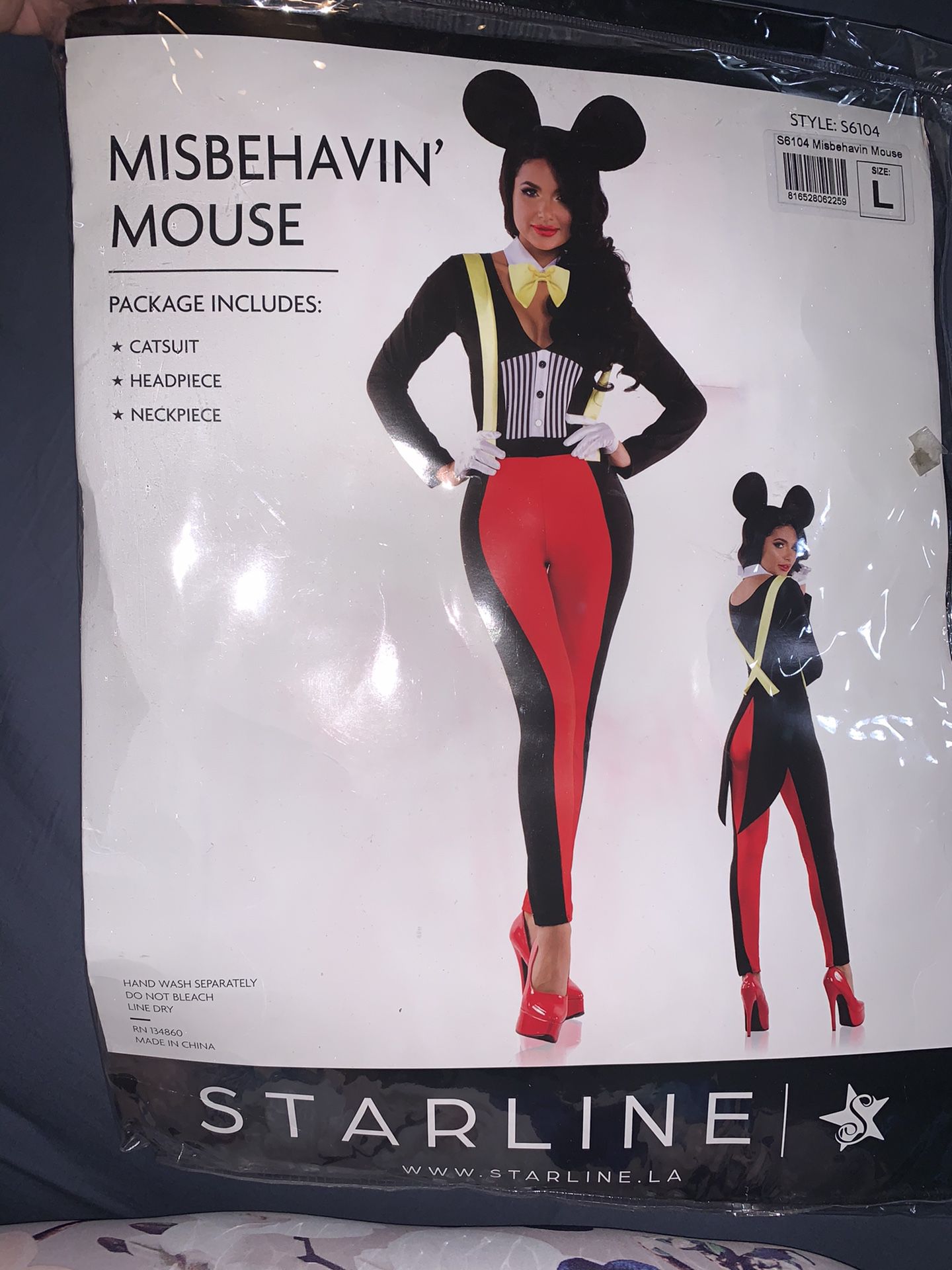 Mickey Mouse adult costume