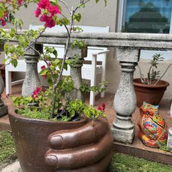 Ceramic Pot with Hand