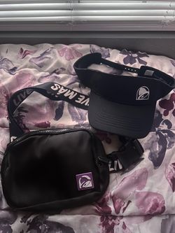 Taco Bell Visor & Taco Bell Bag
