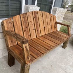 New Handmade Bench – Solid Wood