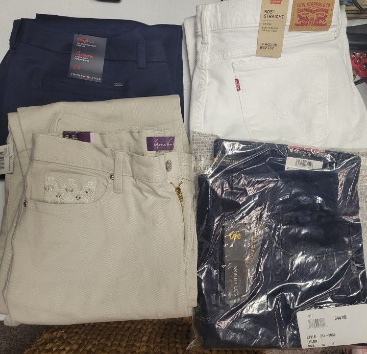 NWT Women's Size 14 Dress Pants & Jeans