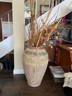 antique vintage vase flower pot