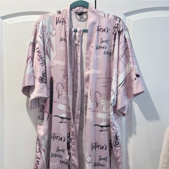 Victoria's Secret Dream Angels Satin Duster Robe