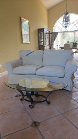 Free, Couch & Glass top table